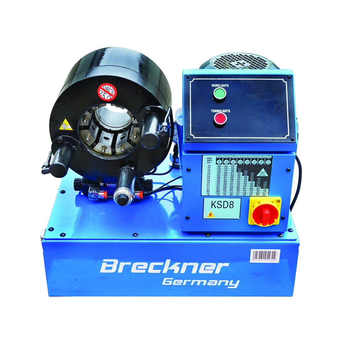 Masina de sertizat furtunuri hidraulice fi6-51mm 220V 3kW cu schimbare rapida Breckner Germany Masina de sertizat furtunuri hidraulice fi6-51mm 220V 3kW cu schimbare rapida Breckner Germany